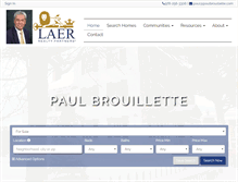 Tablet Screenshot of paulbrouillette.com